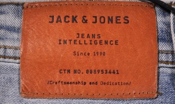 JACK AND JONES spodnie STRAIGHT jeans MIKE _ W31 L30