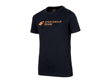 4F T-SHIRT CHŁOPIĘCY JUNIOR BAWEŁNIANA JTSM003 140