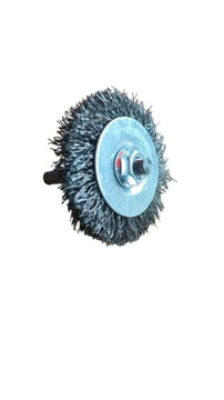 SZCZOTKA DRUCIANA TARCZOWA FI50 Z TRZPIENIEM 6mm