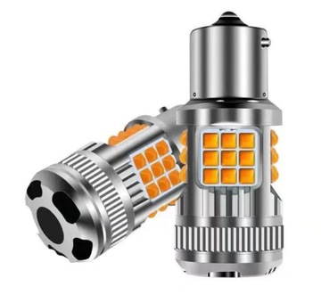 2x PY21W BAU15S canbus pomarańczowa Led żarówki