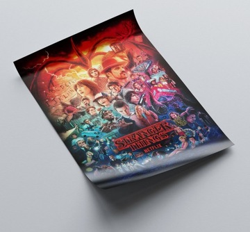 Постер СТРАННЫЕ ВЕЩИ 100х70 см №148