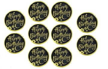 U2 NAKLEJKI URODZINY HAPPY BIRTHDAY PREZENT 10szt