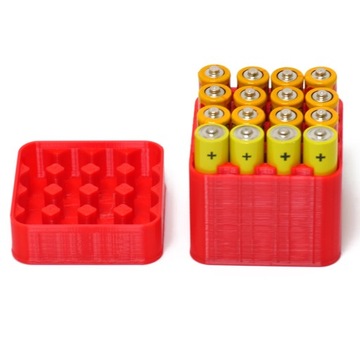 Органайзер для батареек, контейнер на 16 ААА LR03