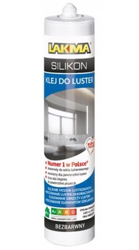 Klej Do Luster Szkła Bezbarwny 300ml LAKMA