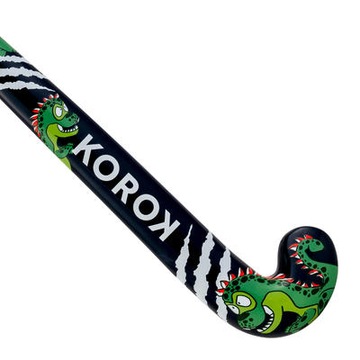 Kij do hokeja na trawie dla dzieci Korok FH100 drewniany
