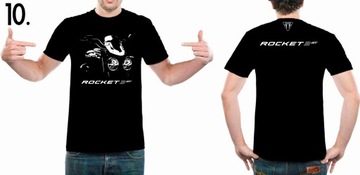 Мотоциклетная футболка с принтом Triumph ROCKET 3 GT/R