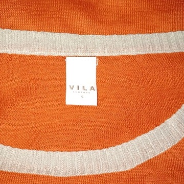 VILA pudełkowa tunika/długa bluzka 85% akryl+15%wełna j. nowa S/L/XL