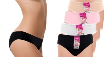 4 pak majtki klasyczne bawełna damskie młodzież L/XL