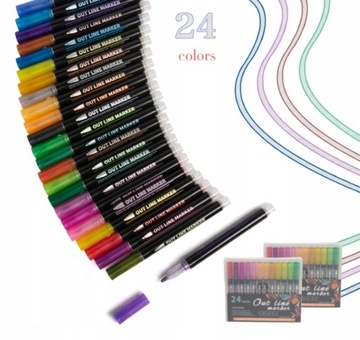 Dwuliniowy marker fluorescencyjny Dream Colour