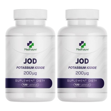 JOD Jodek Potasu 200 µg 240 tabletek- 2 opakowania