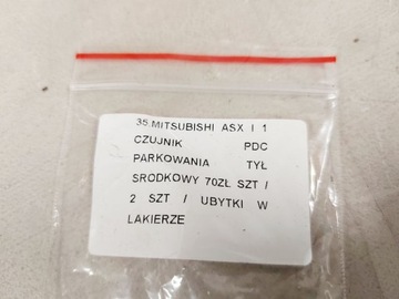 ASX 1 I SENZOR PARKOVÁNÍ PDC COUVÁNÍ ZADNÍ CENTRÁLNÍ 95720-A2201
