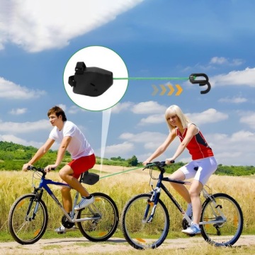 ВЕЛОСИПЕДНЫЙ БУКСИРОВКА САМОВМАТИВАЮЩИЙСЯ ТРОС ДЛЯ ДЕТСКОГО ВЕЛОСИПЕДА 2,5м