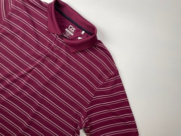 Мужская спортивная рубашка-поло CUTTER&BUCK в полоску Drytec, размер XL