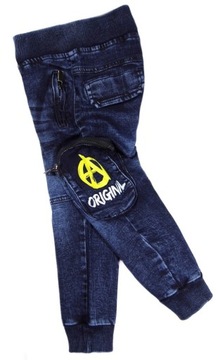 SPODNIE joggery 8251 HUGO miękki JEANS 48zł.brutto