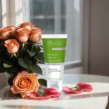 BIEENDA ГЕЛЬ-ПИЛИНГ ДЛЯ ЛИЦА И ТЕЛА БЕЗ АКНЕ 150МЛ С КИСЛОТАМИ