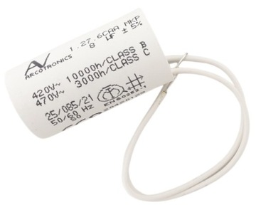 kondensator do CAME KRONO 230V, 8 uF, oryginał