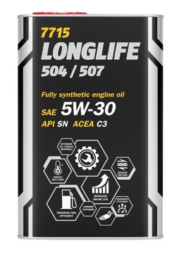OLEJ 5W30 MANNOL LONGLIFE 504/507 1L
