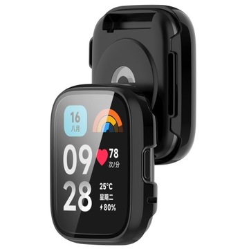 ЗАЩИТНЫЙ ЧЕХОЛ + ЗАКАЛЕННОЕ СТЕКЛО 2В1 ДЛЯ XIAOMI REDMI WATCH 3 ACTIVE