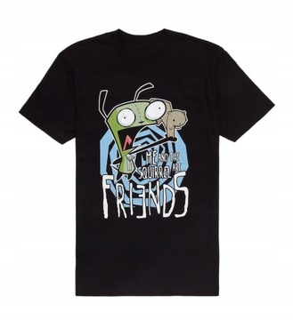 Koszulka męska Invader Zim GIR & Squirrel Friends
