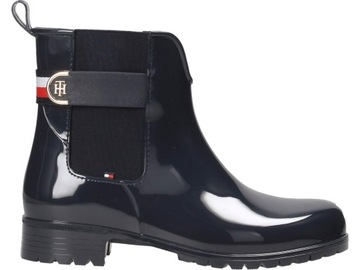 Tommy Hilfiger Kalosze FW0FW05968 TH Hardware Rain