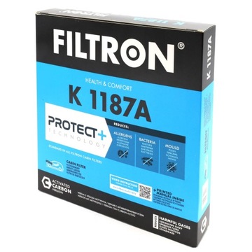 Угольный салонный фильтр Filtron K1187A
