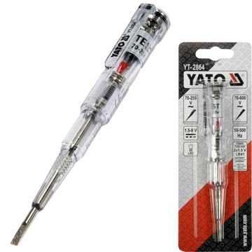 YATO PRÓBNIK NAPIĘCIA AC 2w1 KONTAKTOWY INDUKCYJNY