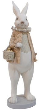 KRÓLIK ZAJĄC CERAMICZNY FIGURKA WIELKANOCNA