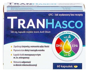 Hasco Tran 500 mg lek na odporność serce 60 kaps