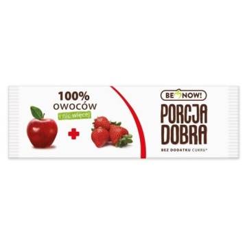 PORCJA DOBRA батончик яблучно-полунична перекуска без цукру (додаткового)