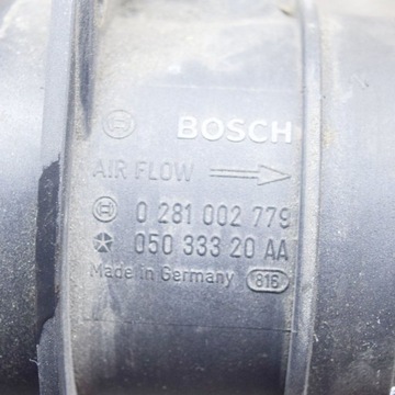 JEEP PATRIOT 2008 VÁHA VZDUCHU HMOTA VZDUCHU MAF