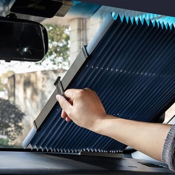 СОЛНЦЕЗАЩИТНЫЙ КОЗЫРЕК НА ПЕРЕДНЕЕ СТЕКЛО ДЛЯ АВТОМОБИЛЯ РОЛЛОСТИНЫ 150Х70