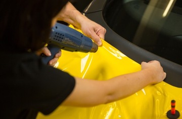 ПЛЕНКА АВТОКОЛЕСА ЖЕЛТАЯ ГЛЯНЦЕВАЯ HQ 50 см