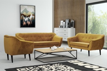 ZESTAW SOF SKANDYNAWSKICH SOFA 3 2 1 NOWOŚĆ KOLORY