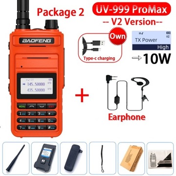 BAOFENG UV999 Pro Max 10W 999 kanałowy dwuzak