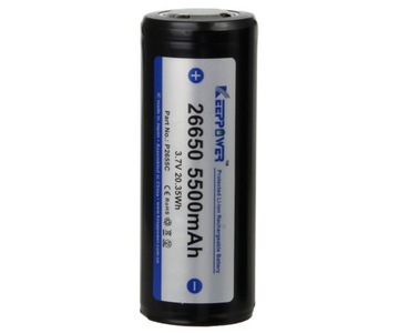 Аккумулятор 26650 KeepPower 5200мАч 10А защищенный