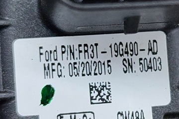 FORD USA F-150 STANDARD CAB PICKUP KAMERA COUVÁNÍ FR3T-19G490-AD 2017 24539