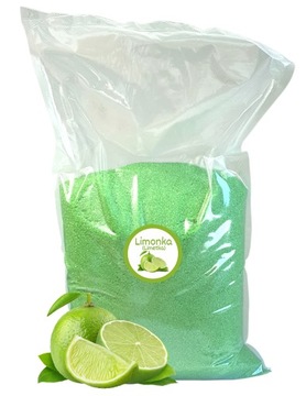 Cukier 5kg Zielony Limonka Limonkowy Do Waty Smakowy Doypack Suchy