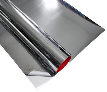 ХРОМ ЗЕРКАЛО ФОЛЬГА ТУННЕЛЬ КЛЕЙ-КАНАЛ 152X 3M