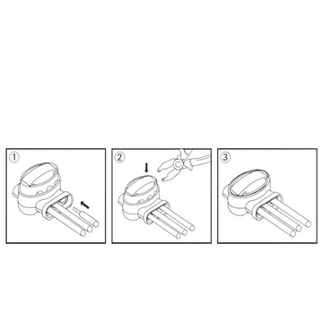 ГЕЛЕВОЙ РАЗЪЕМ ДЛЯ КАБЕЛЕЙ УПРАВЛЕНИЯ, ГЕРМЕТИЧНАЯ КОСИЛКА-РОБОТ