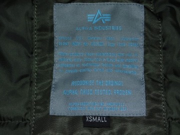КУРТКА-БОМБЕР ЖЕНСКАЯ ALPHA INDUSTRIES, размер XS/S