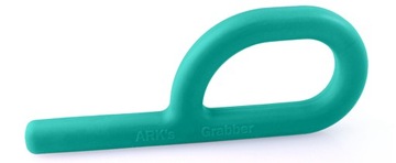 ARK GRABBER GRYZAK LOGOPEDYCZNY GŁADKI MIĘKKI KOLOR TURKUSOWY