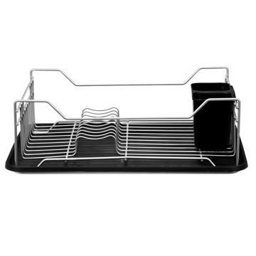 ЧЕРНЫЙ ПОДДОН ДЛЯ СУШКИ ПОСУДЫ, ПОДДОН, С ПОДДОНОМ ДЛЯ СТОЛОВЫХ ПРИБОРОВ