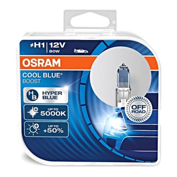 Osram H1 Cool Blue BOOST Next Gen 5500K 2-PAK NOWY ZAPLOMBOWANY