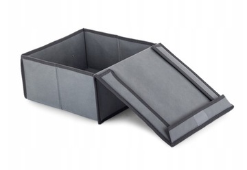 Pojemne pudło pojemnik duży organizer do przechowywania pościeli 30x30x15