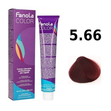 FANOLA CREMA COLORE 100ml farba do włosów nr 5.66