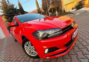 Volkswagen Polo VI Hatchback 5d 1.0 MPI 80KM 2019 Volkswagen Polo 1.0MPi 80ps Ledy 5Drzwi Tylko107TysKm Bezwypadkowy 1Wlasci, zdjęcie 11