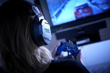 Наушники BIGBEN для PS4, лицензия SONY, синие