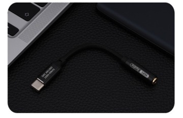 АУДИО АДАПТЕР ЦАП USB-C НА МИНИ-ДЖЕК 3.5 AUX KT02H20 32 БИТ 384 КГЦ ЧЕРНЫЙ