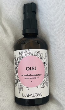 LULLALOVE OLEJEK ZE SŁODKICH MIGDAŁÓW POMPKA 100ML