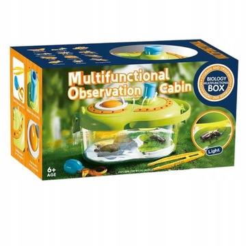 Многофункциональный обучающий набор для наблюдения и разведения насекомых Лупа Террариум